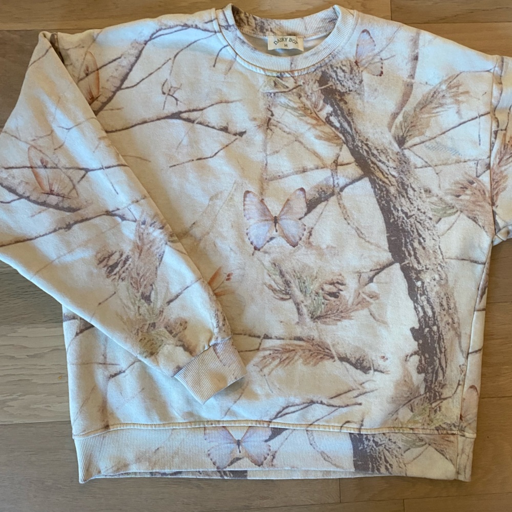 Dairy Boy Camo Sweatshirt. (Sold out)